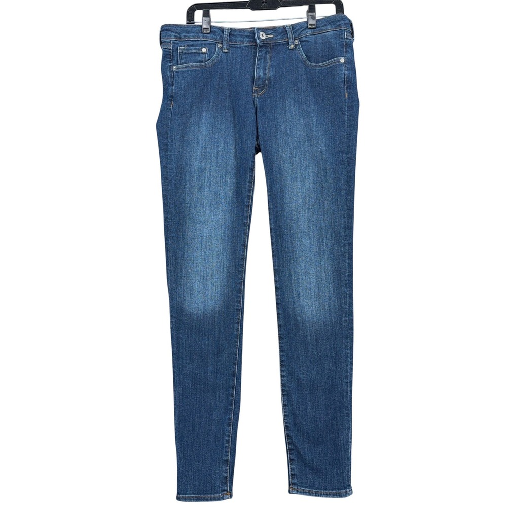 H&M &Denim Super Skinny Low Waist Women 32/32 Cotton Blend Blue Jeans